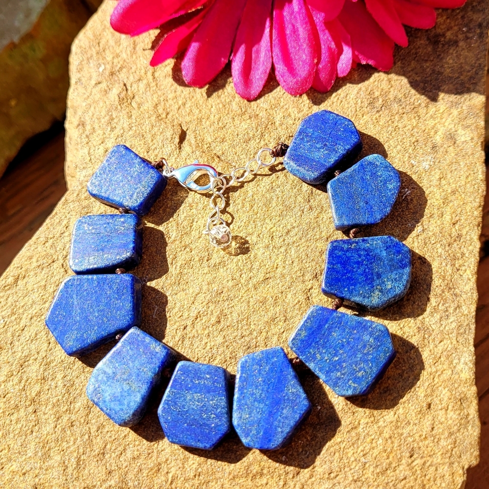 SOLD NWT BLUE LAPIS STERLING SILVER STATEMENT B… - Picture 14 of 15
